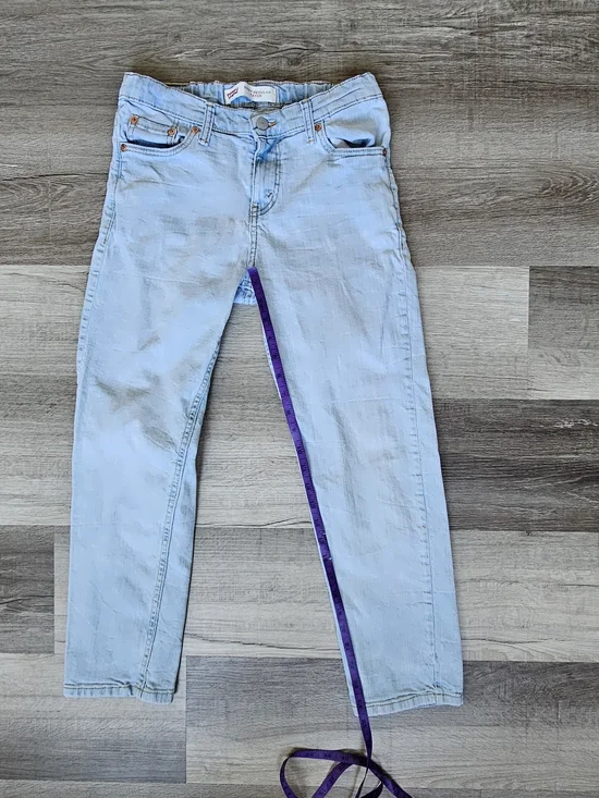 Levi's Light Blue Slim Straight Kid's Jeans - Picture 16 of 16